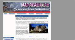 Desktop Screenshot of p-dconstruction.com